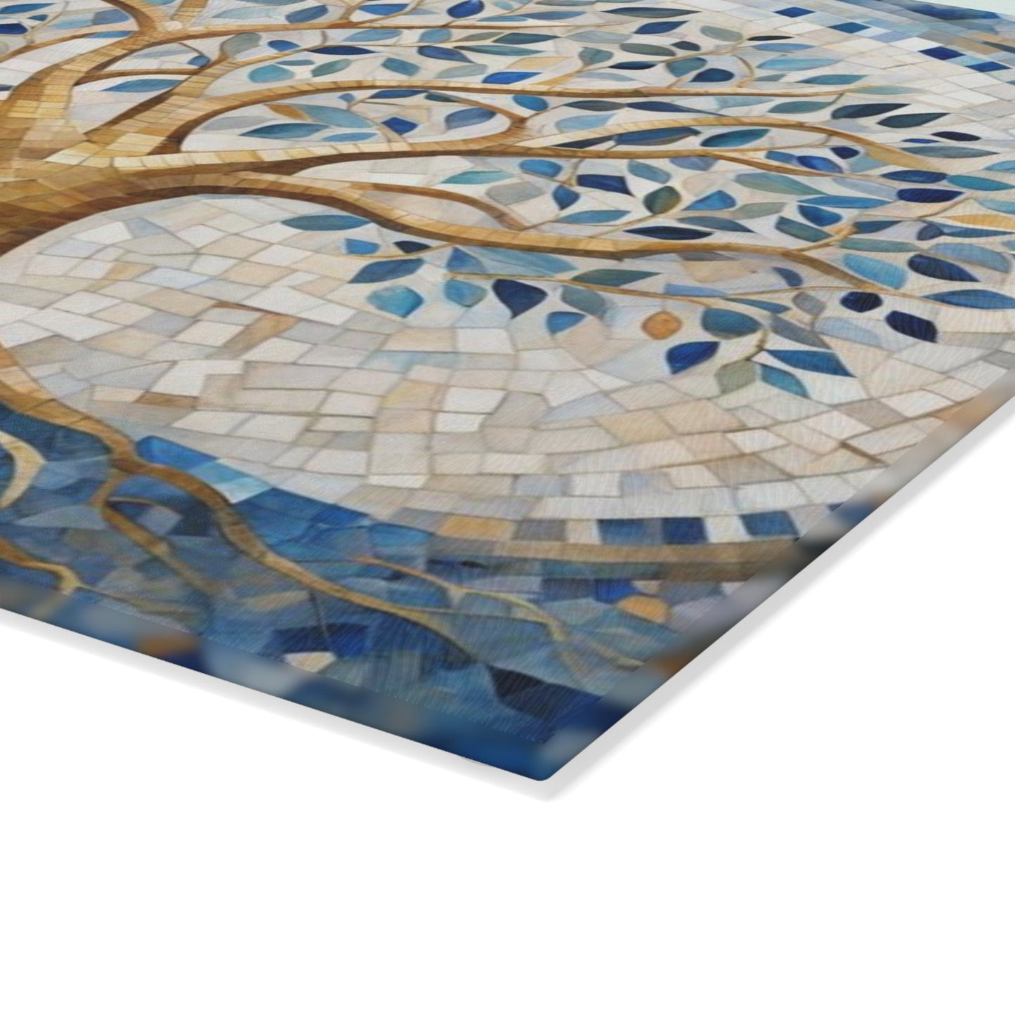 Challah Board – Shabbos Shabbat Tray with Shalom Hebrew, Tempered Glass Jewish Wedding Gift, Judaica for Shabbat Table