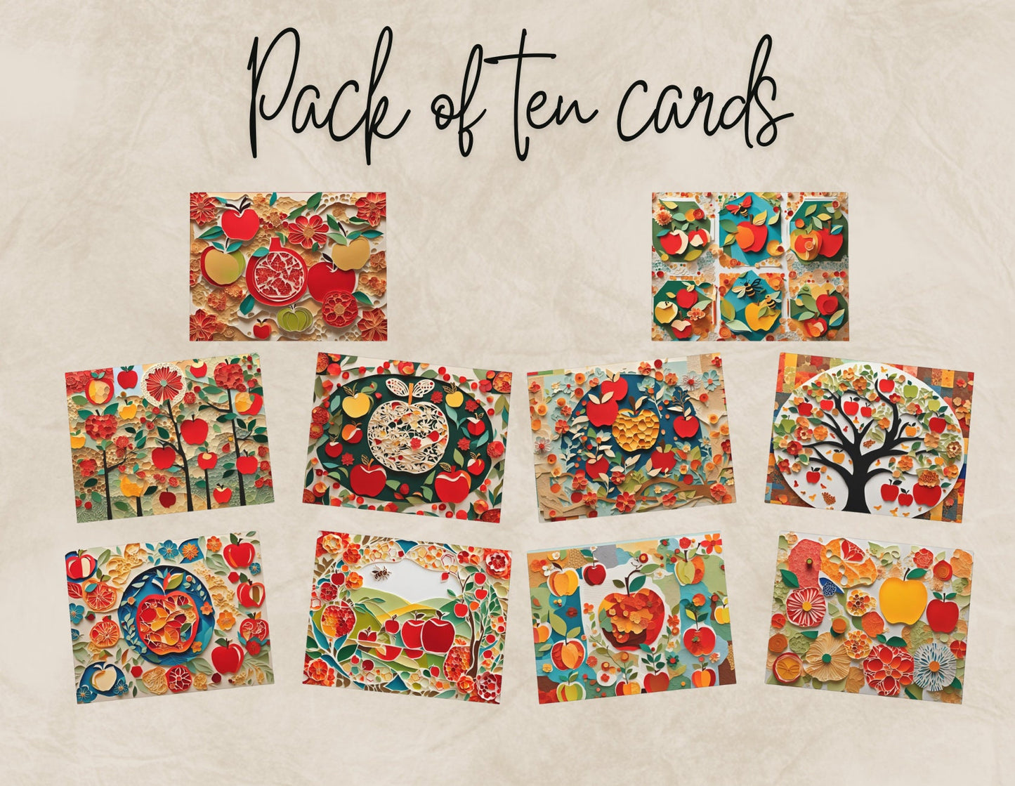 Rosh Hashana Design Cards