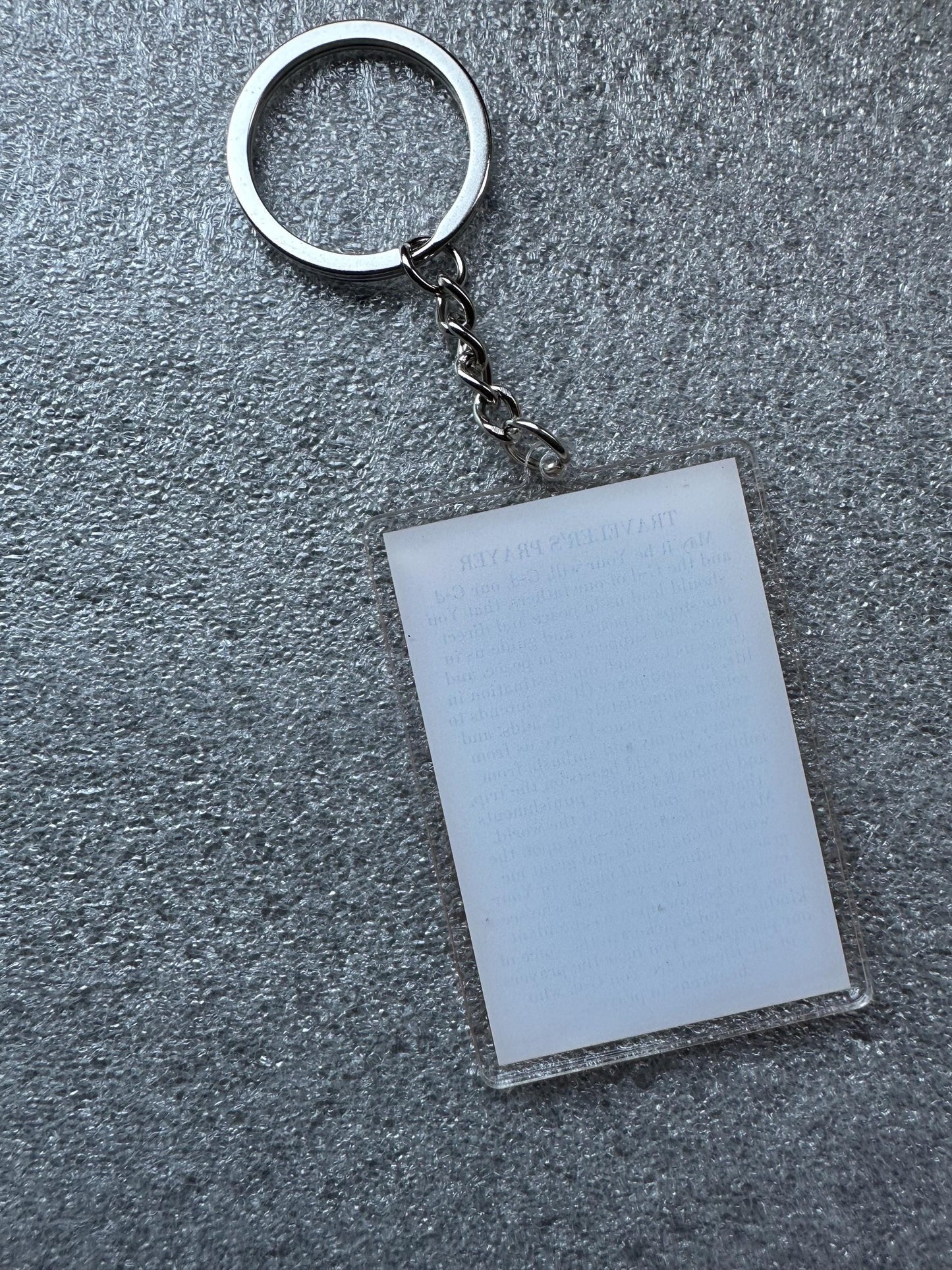 Traveler’s Prayer Keychain – Jewish Tefilat HaDerech Pendant