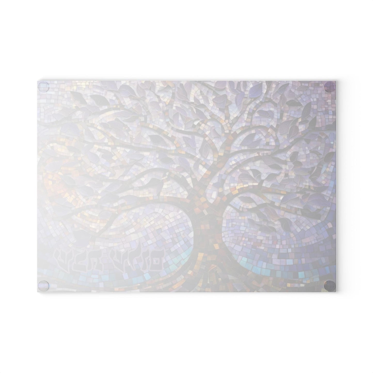 Whimsical Blue Shabbos Challah Tray