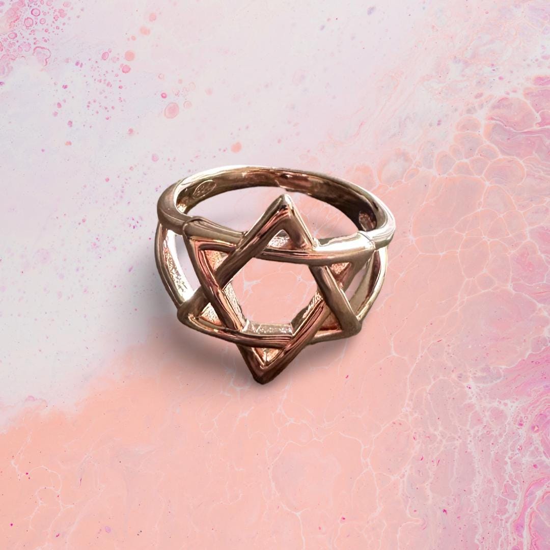 Star of David Ring – Silver, Gold, or Rose Gold Plated