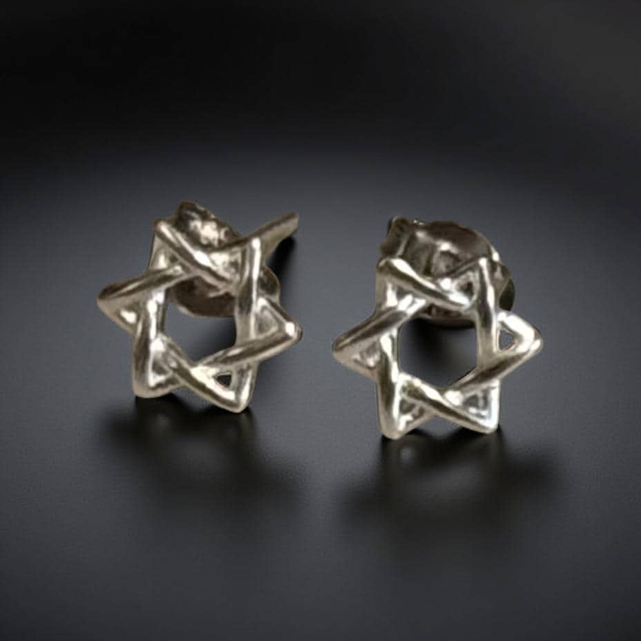Sterling Silver Star of David Earrings – Meaningful Jewish Jewelry