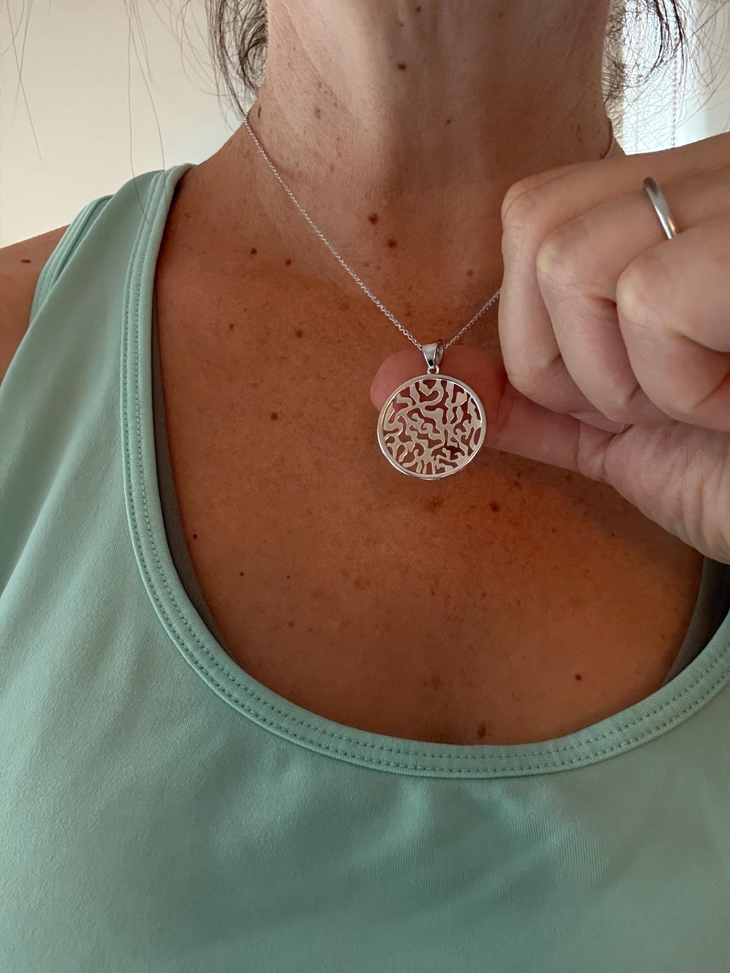 Shema Israel Necklace Sterling Silver | Shma Yisrael Hebrew Prayer Pendant | Judaica Jewelry | Am Yisrael Chai Necklace | Jewish Gift