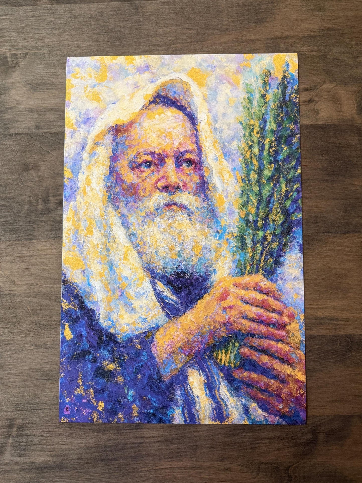 Chabad Sukkah Poster Lubavitcher Rebbe | Jewish Sukkot Wall Art | Waterproof Outdoor Judaica Décor | Fade-Resistant