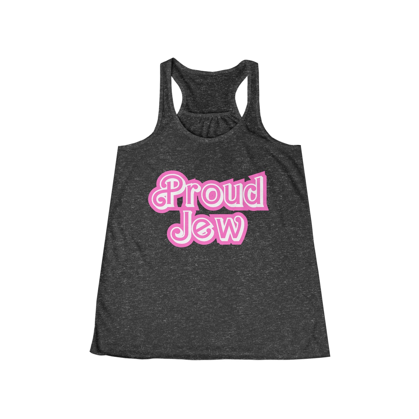 Proud Jew Flowy Racerback Tank