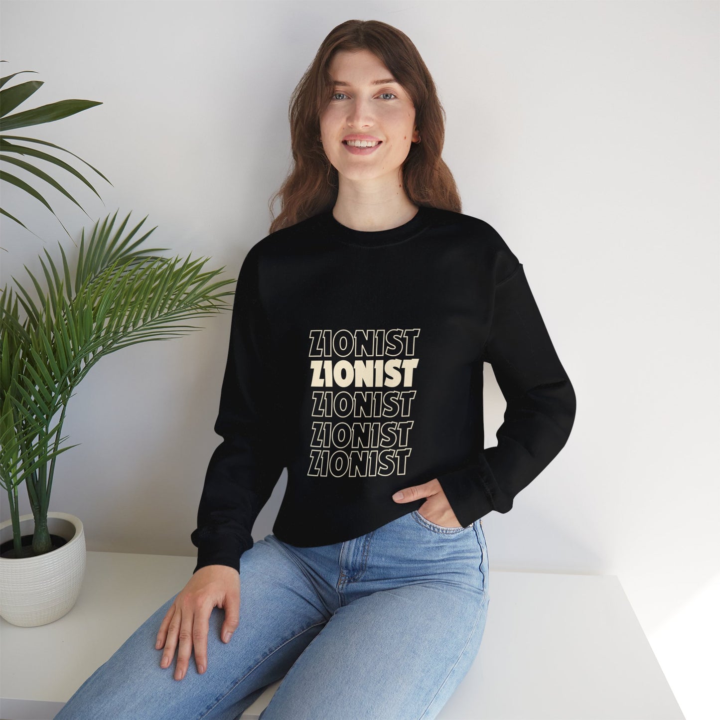 Zionist Pride Unisex Crewneck Sweatshirt