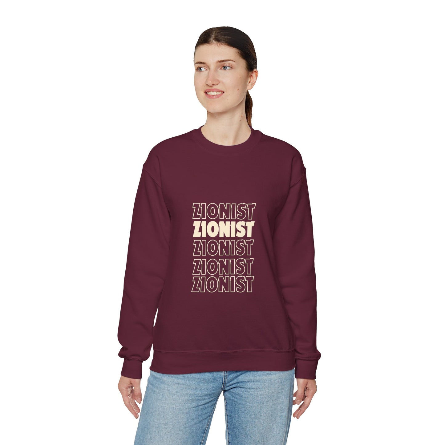 Zionist Pride Unisex Crewneck Sweatshirt