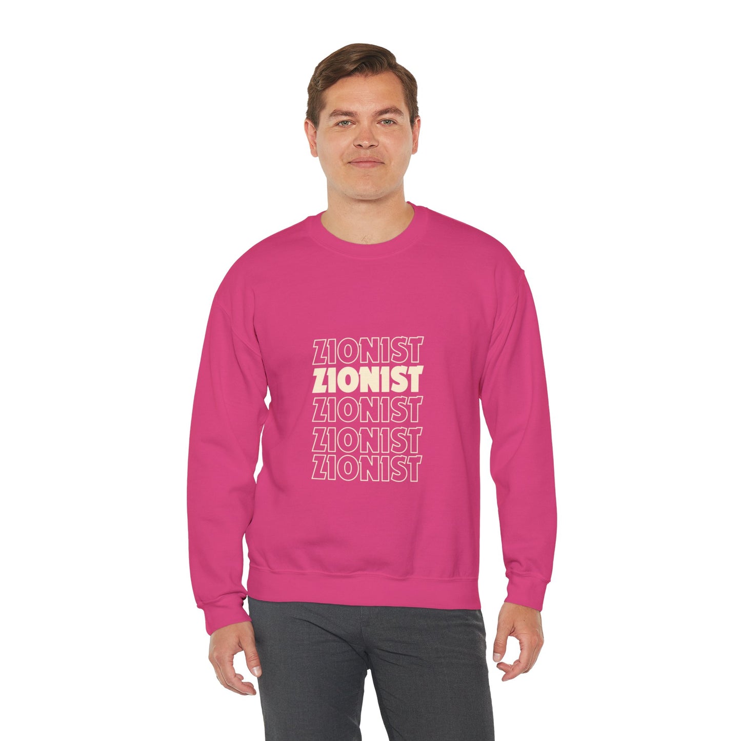 Zionist Pride Unisex Crewneck Sweatshirt