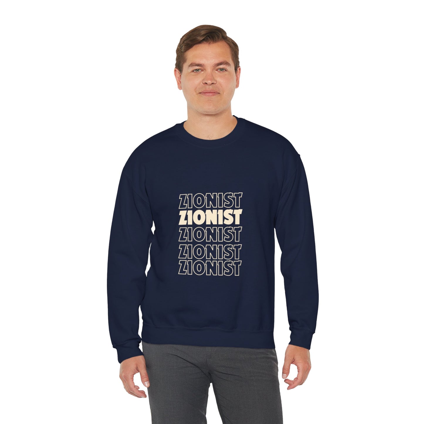 Zionist Pride Unisex Crewneck Sweatshirt