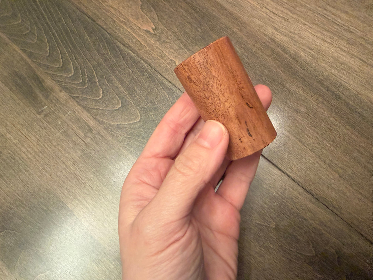 Shabbat Shalom Wooden Kiddush Cup Set | Live Edge Shabbat Wine Cups | Jewish Table Décor