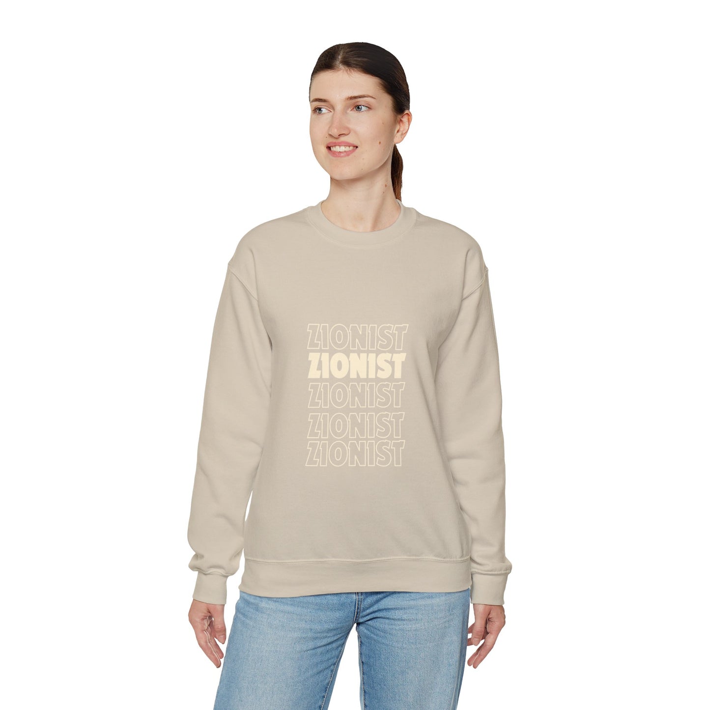 Zionist Pride Unisex Crewneck Sweatshirt