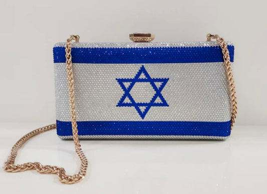 Israel Flag clutch