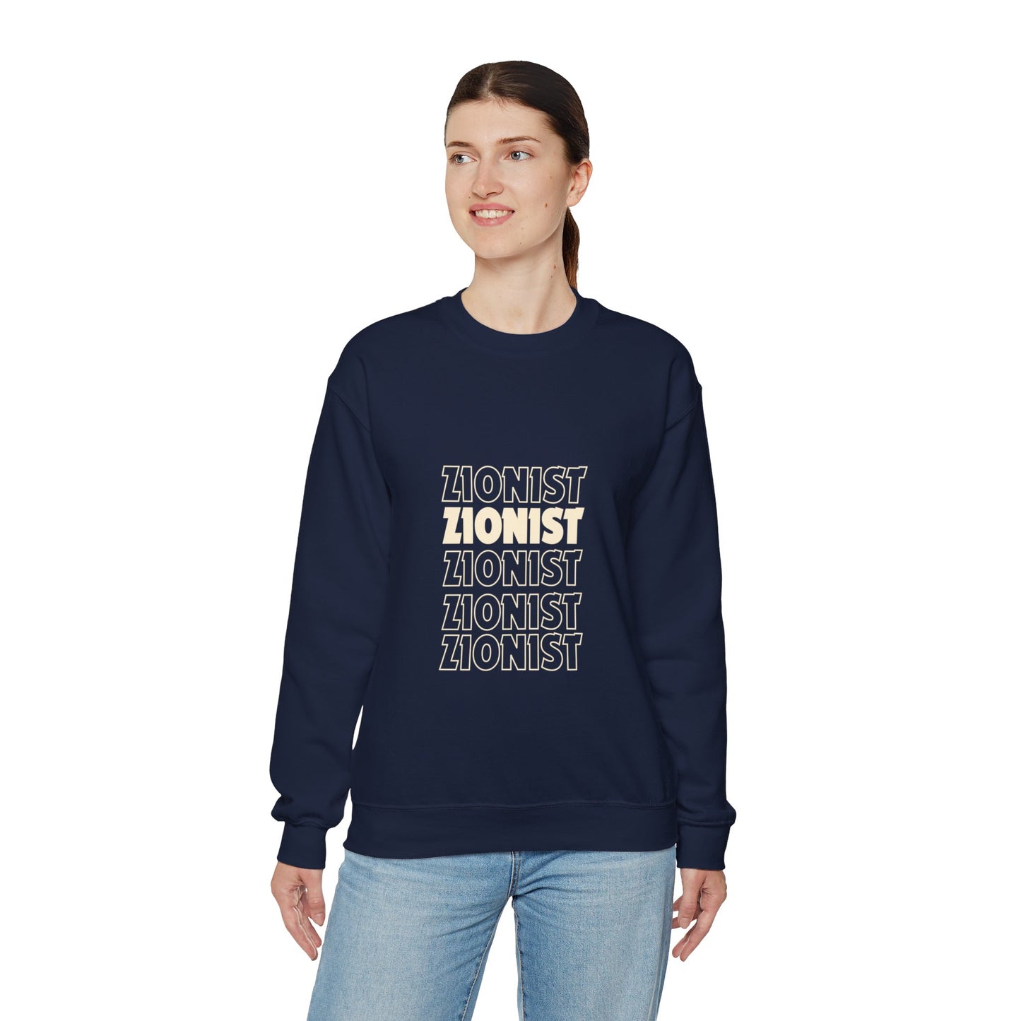 Zionist Pride Unisex Crewneck Sweatshirt