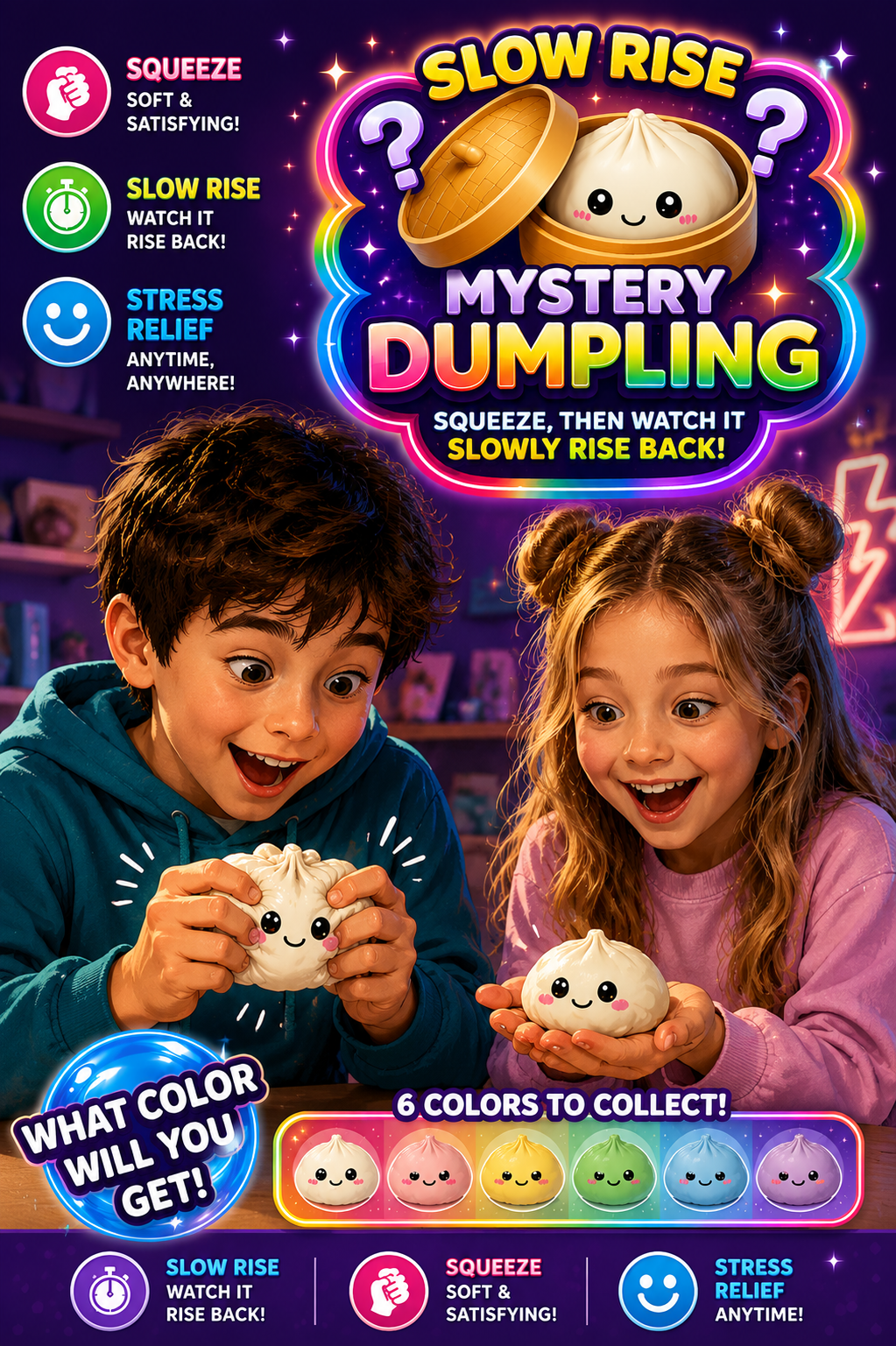 Fun Doh Mystery Slow Rise Dumpling