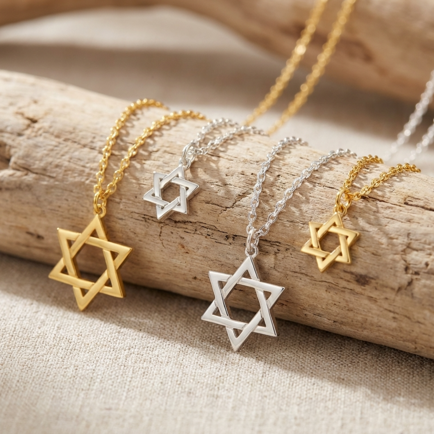 Dainty Star of David Necklace