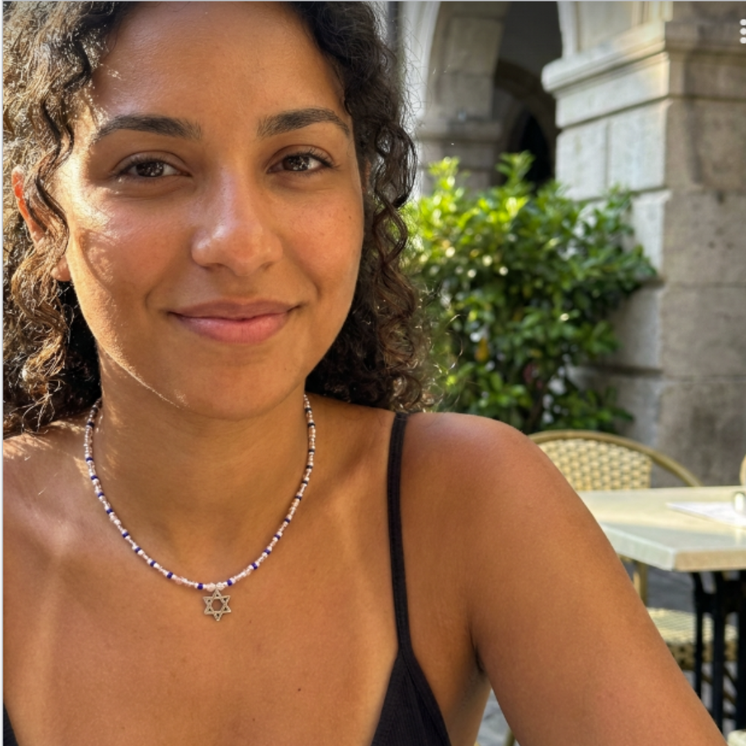 Beaded Star of David Necklace