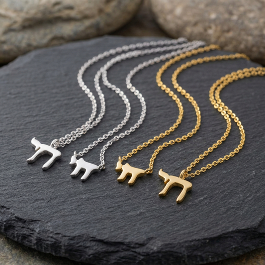 Chai Necklace | Minimalist Hebrew "Life" Symbol in Sterling Silver or Gold