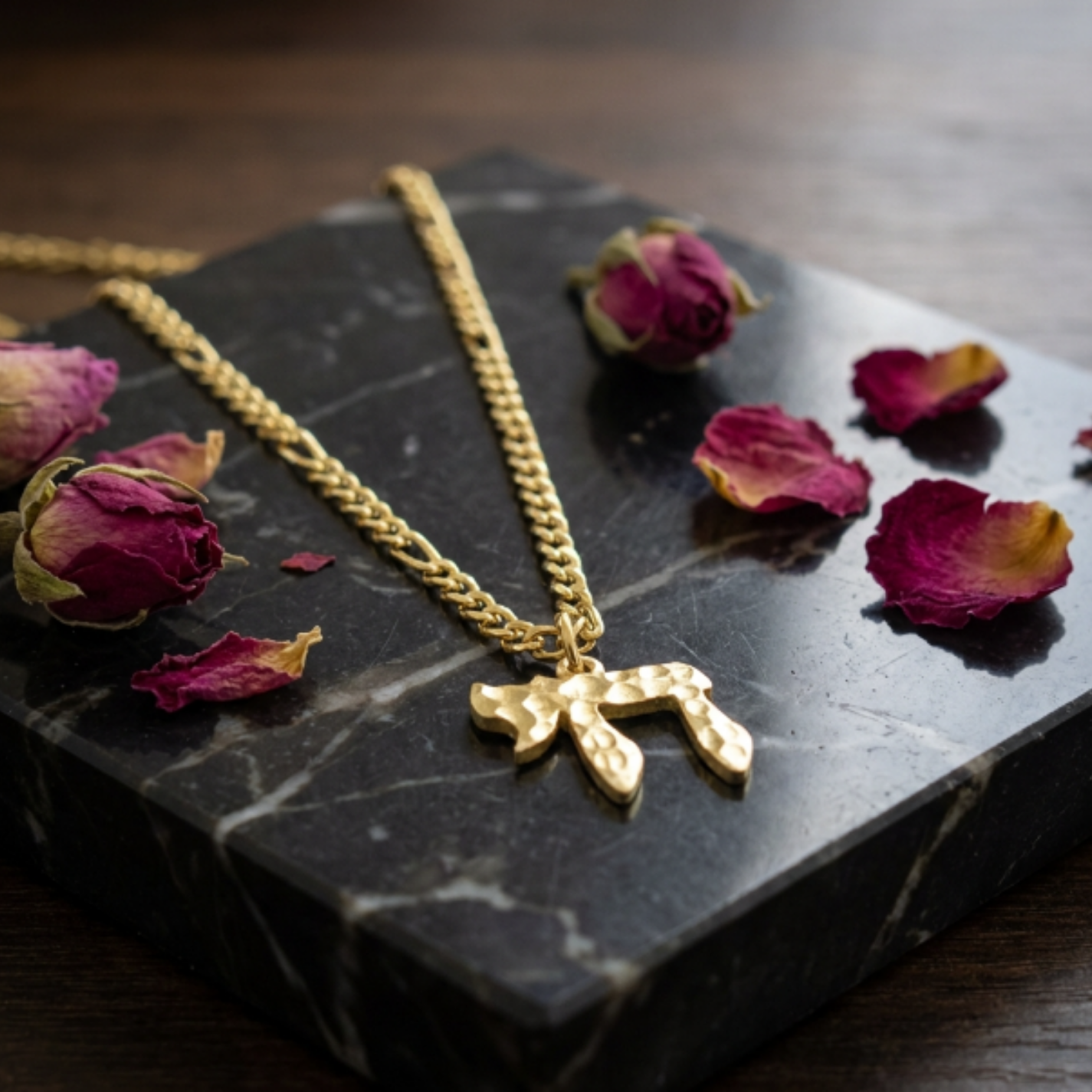 Hammered Chai Necklace