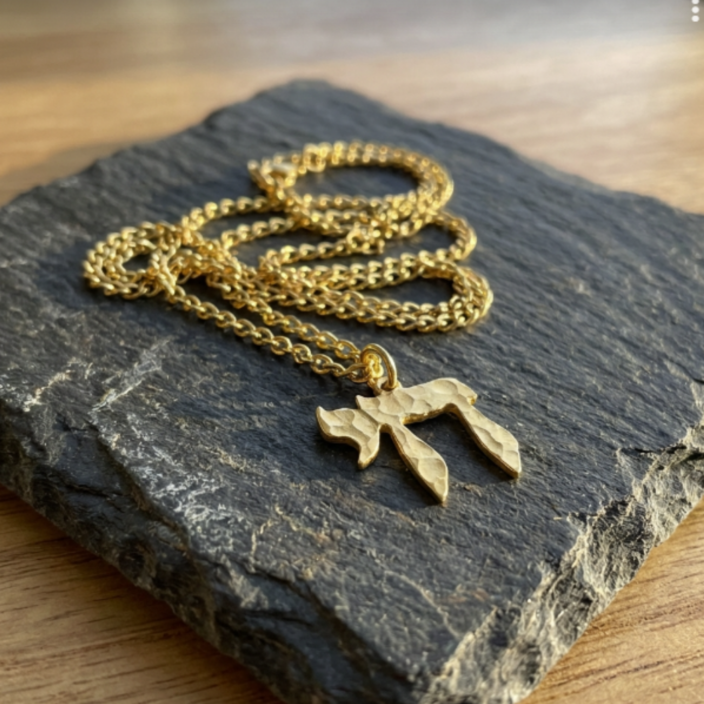 Hammered Chai Necklace