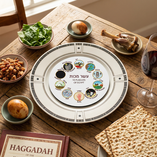 Ten Plagues Passover Coaster Set