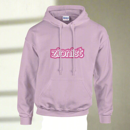 Zionist in Barbie Font Hoodie