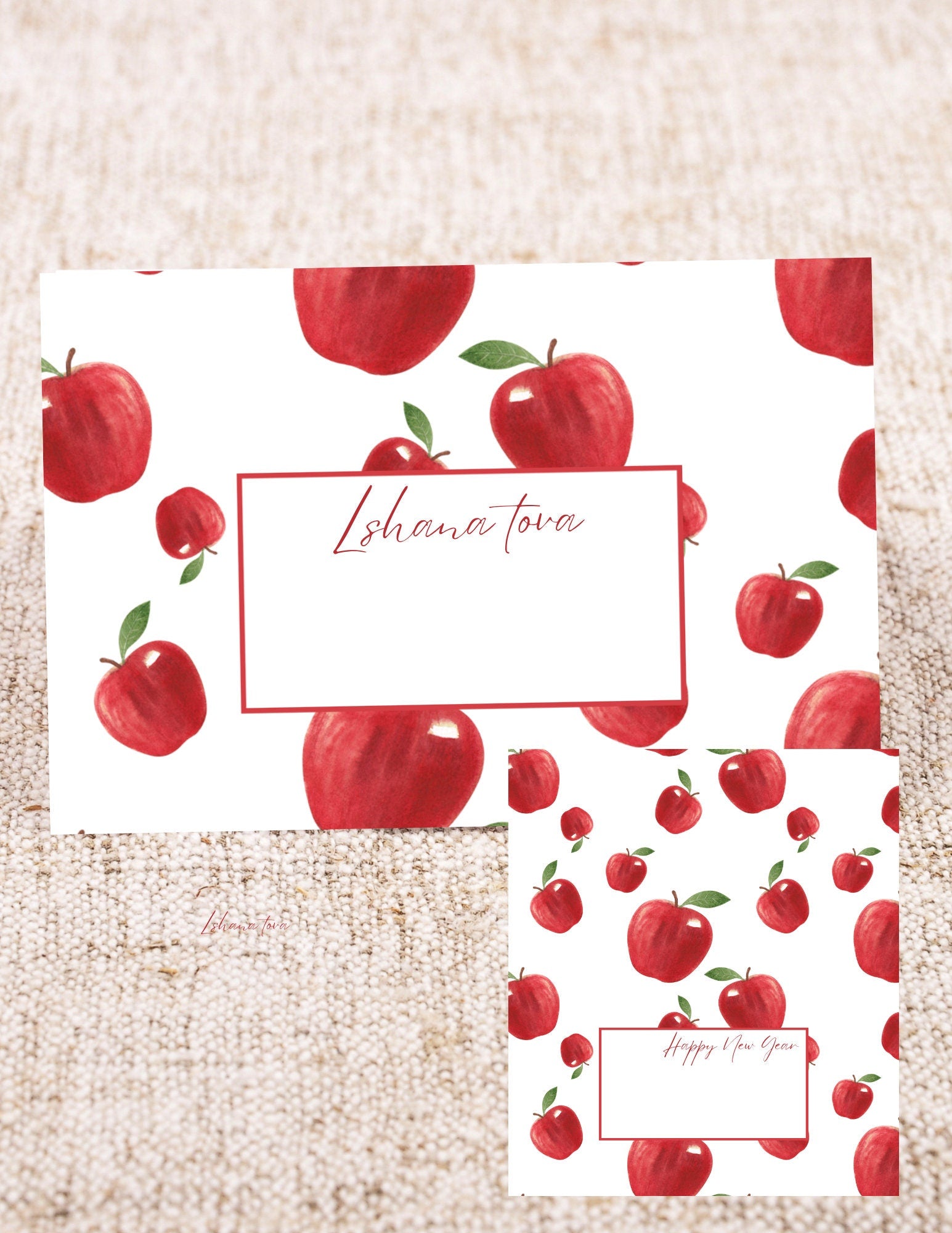 Rosh Hashana Place Cards- High Holidays place cards cards Editable. Three for the price of one (HEBREW AND ENGLISH options)