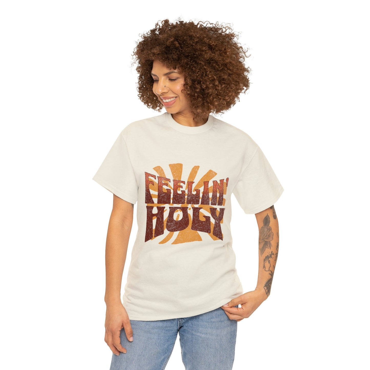 Feelin' Holy T-Shirt - Mystical Design for Rosh Hashanah Judaica Gift - Shana Tova