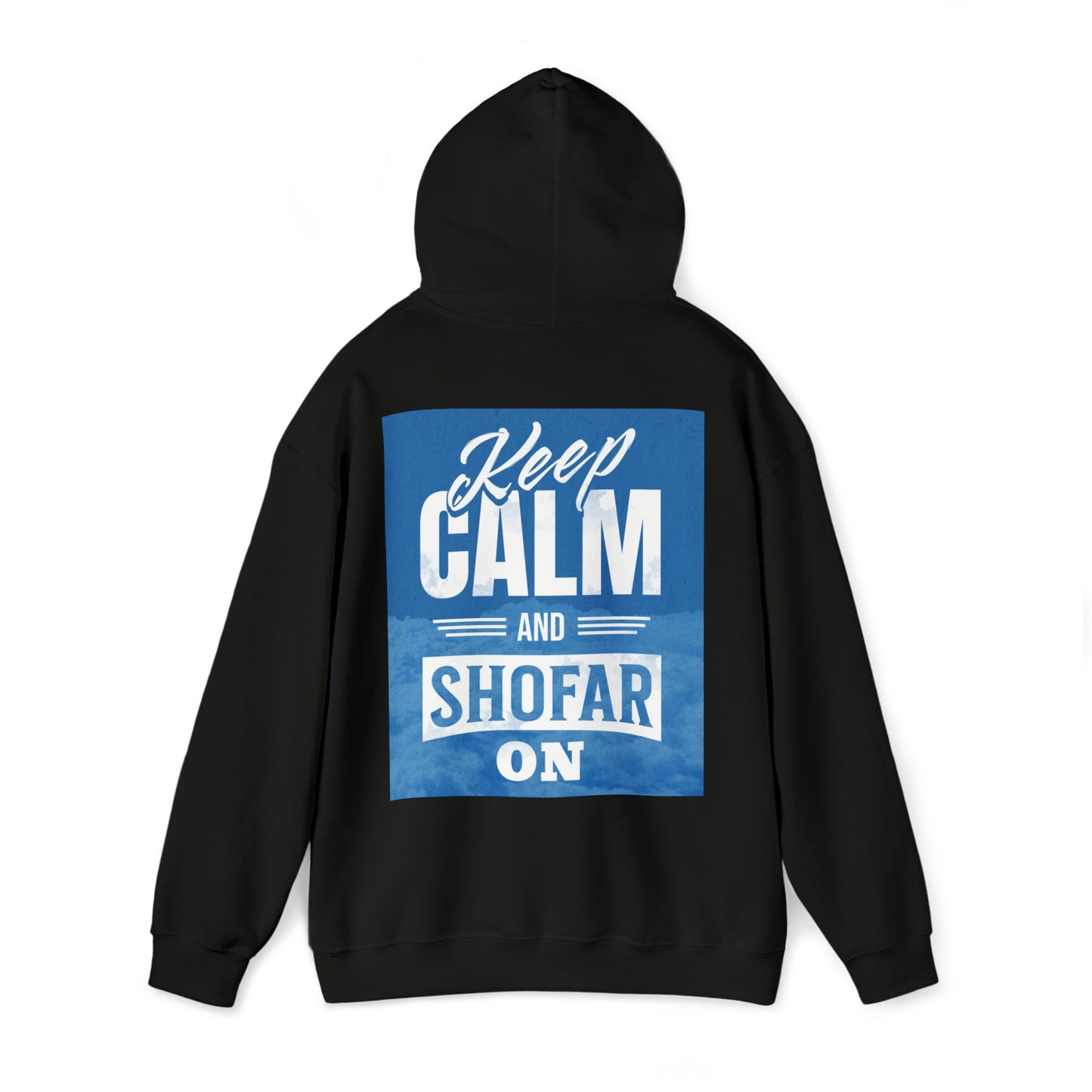 Keep Calm and Shofar On Sweatshirt - Rosh Hashanah Judaica Gift - Jewish Gift