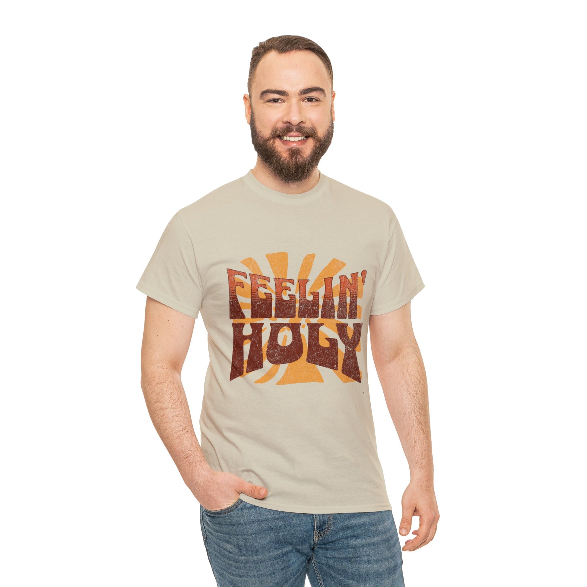 Feelin' Holy T-Shirt - Mystical Design for Rosh Hashanah Judaica Gift - Shana Tova