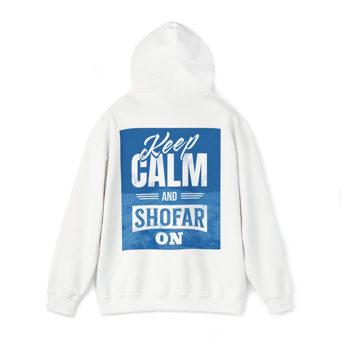 Keep Calm and Shofar On Sweatshirt - Rosh Hashanah Judaica Gift - Jewish Gift