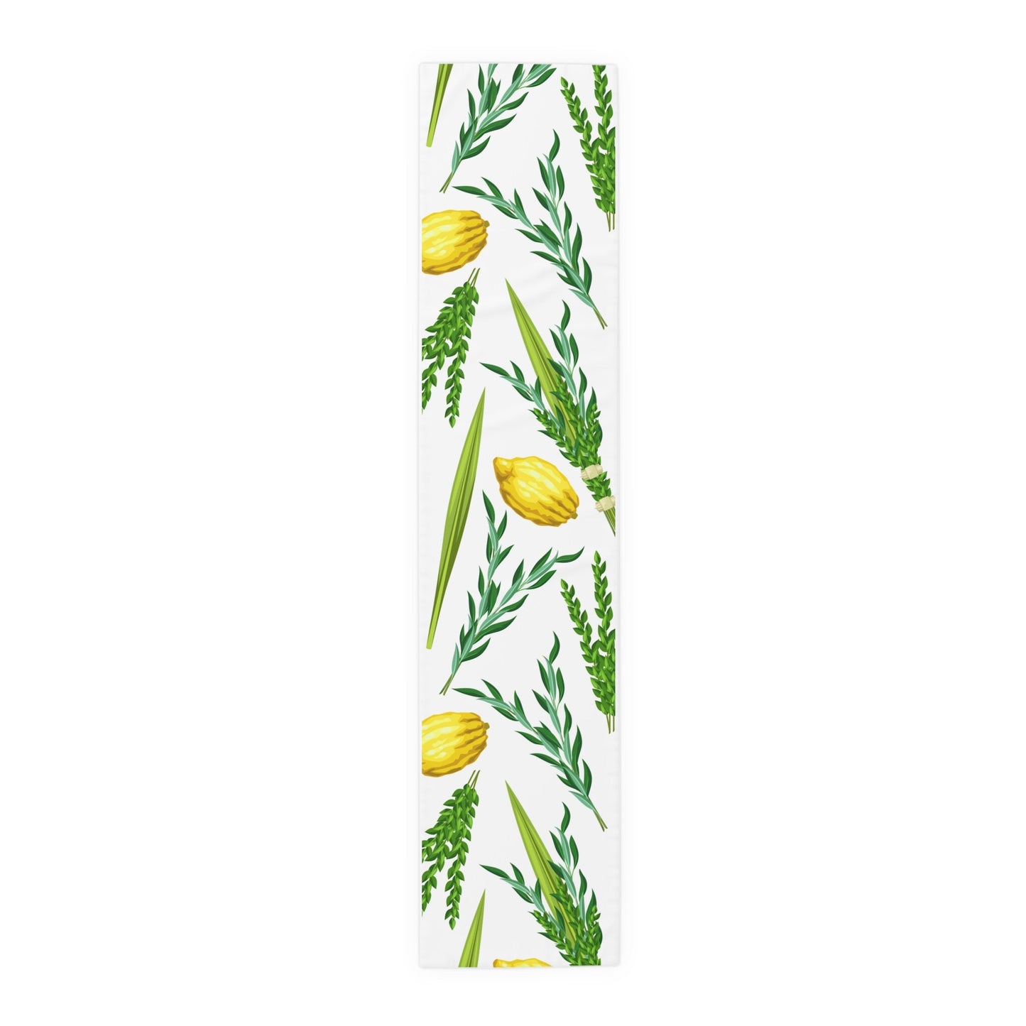 Lulav and Etrog Sukkot Table Runner| Sukkot Celebration with a Lulav and Etrog Table Runner