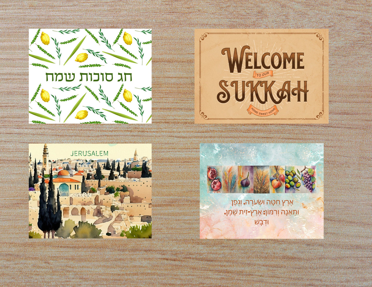 11 Artful Downloads for Your Sukkah | Decorate your Sukkah| sukkah digital | Sukkah decorations