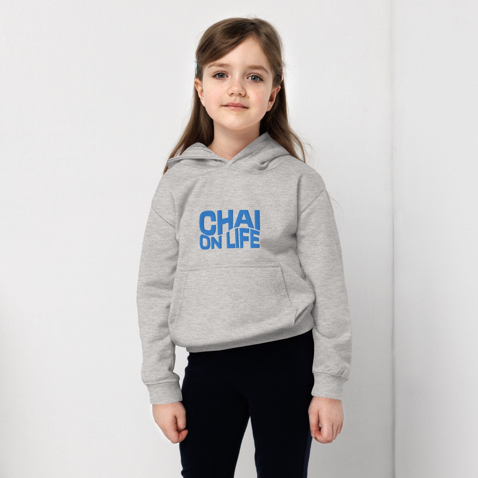 Judaica Chai on Life Kids Sweatshirt, Jewish Kids Hoodie, Chai on life sweatshirt, Unique Jewish child sweatshirt