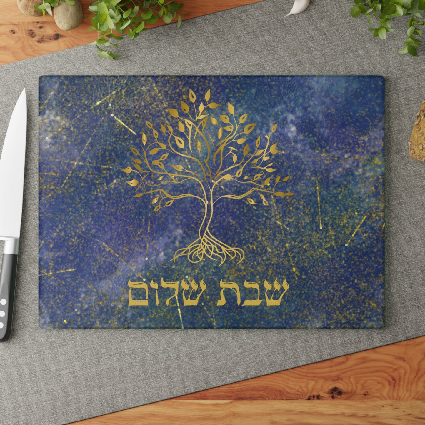 Shabbos Challah Board | CHALLAH BOARD Design | Shabbat Shalom | Judaica for Shabbat | Challah Tray Judaica|