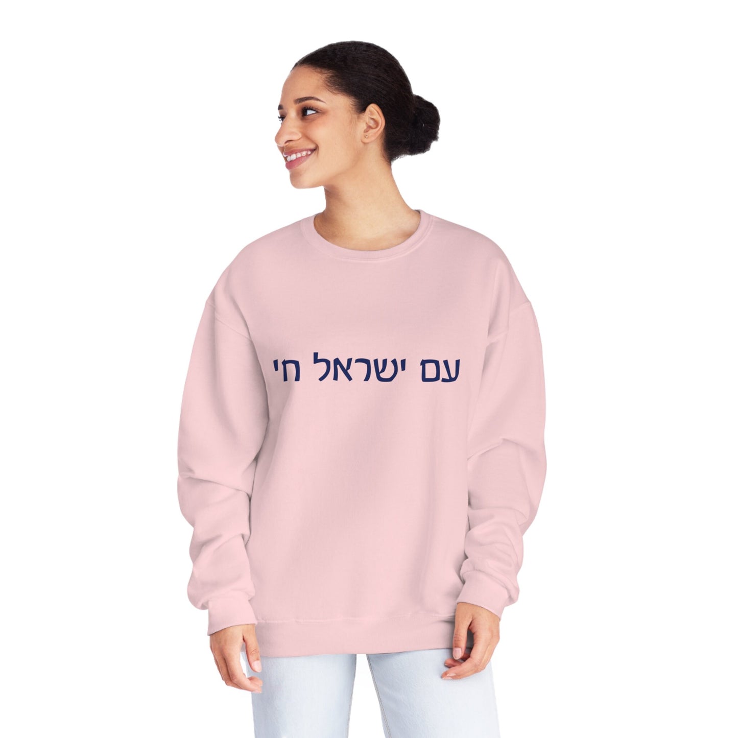 Am Yisrael Chai Sweatshirt - Jewish Pride, Israel Support, Jewish gift, Judaica, Hebrew sweatshirt