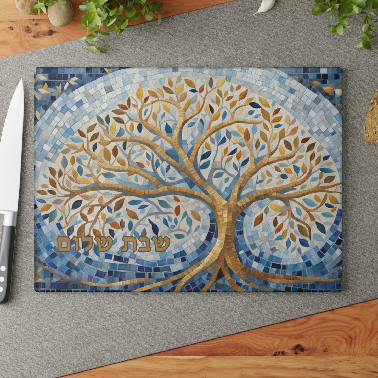 Shabbos Challah Board | CHALLAH BOARD Design | Shabbat Shalom | Judaica for Shabbat | Challah Tray Judaica|