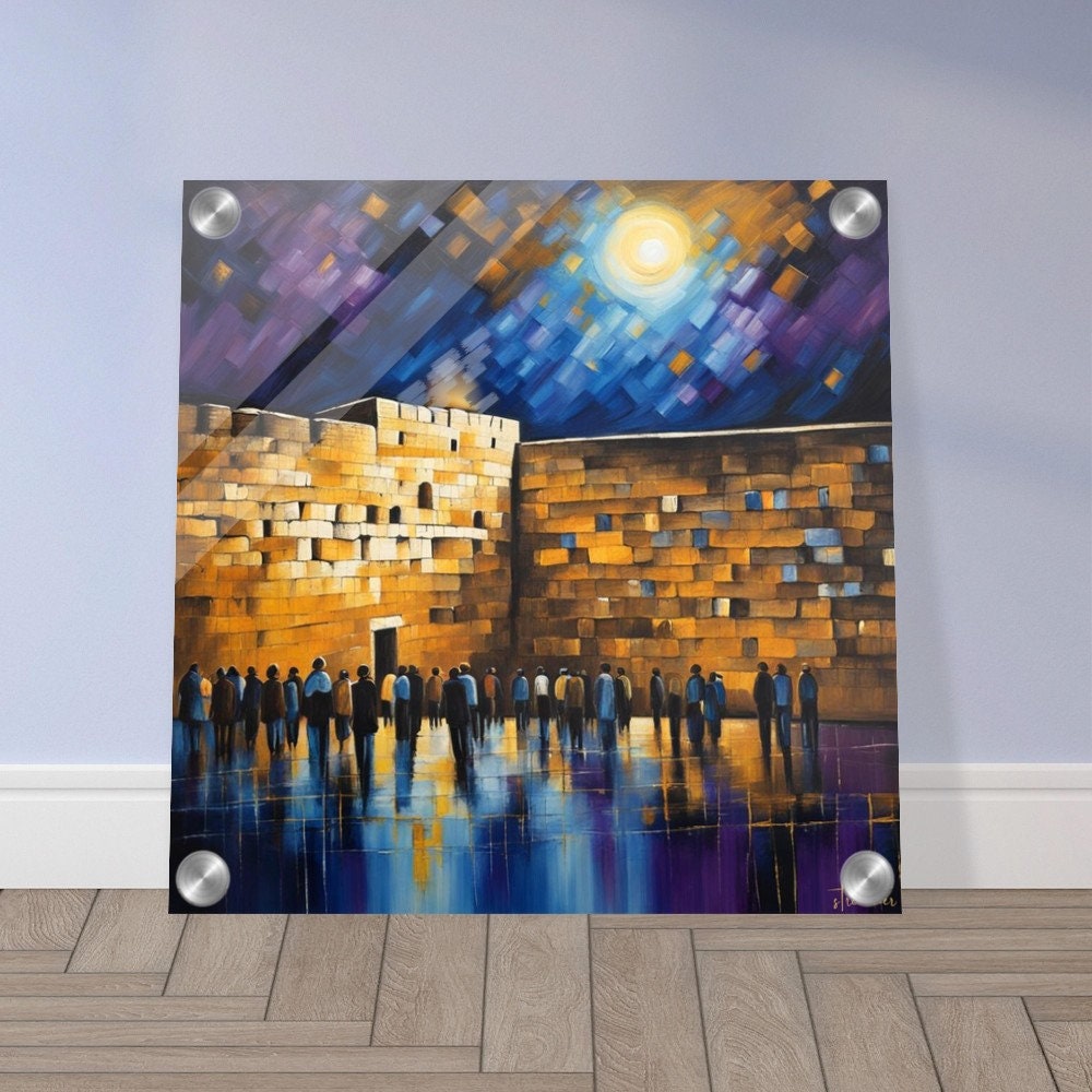 Jewish Art, Kotel Painting, Judaica Art, Western Wall, Jerusalem Israel, Kosel, Wailing wall