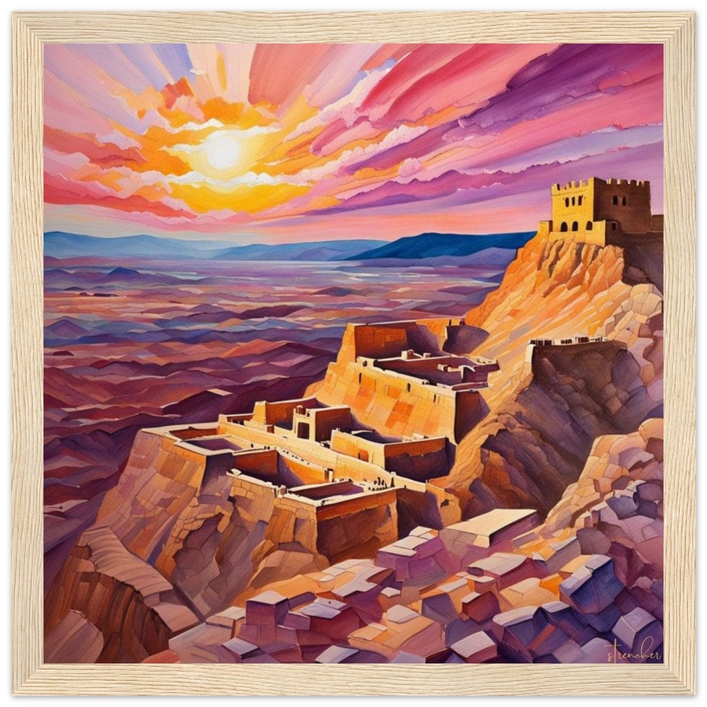 Masada Art, Israel beauty, Jewish Art, Judaica art, Israel art