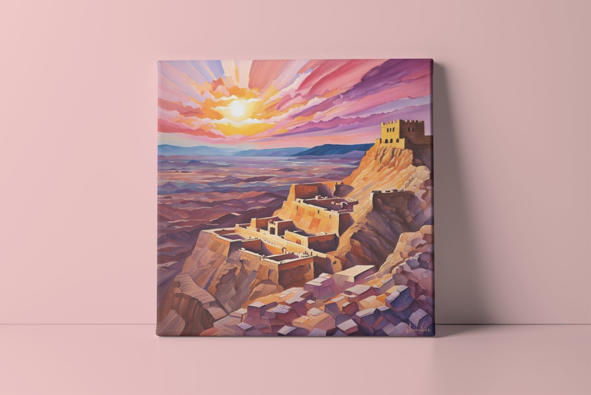 Masada Art, Israel beauty, Jewish Art, Judaica art, Israel art