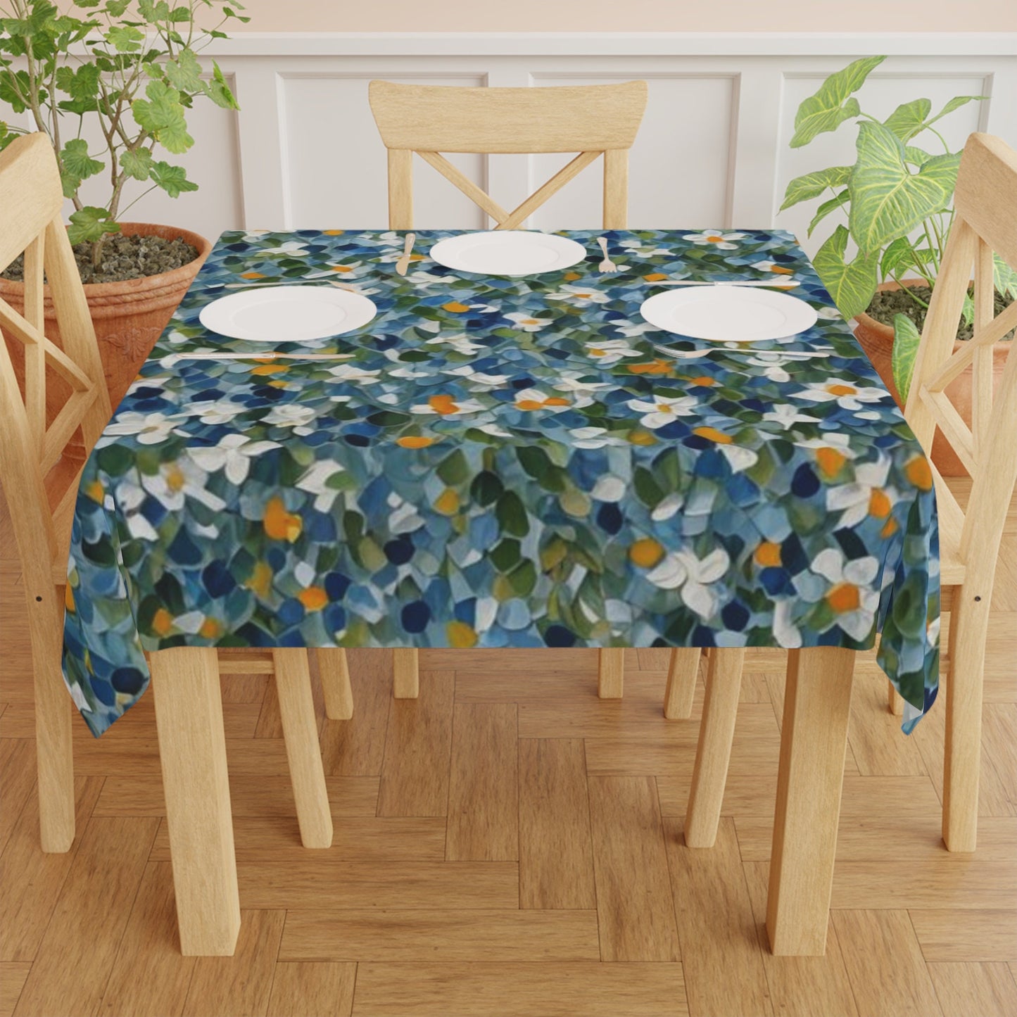 Shavuot Flower Tablecloth