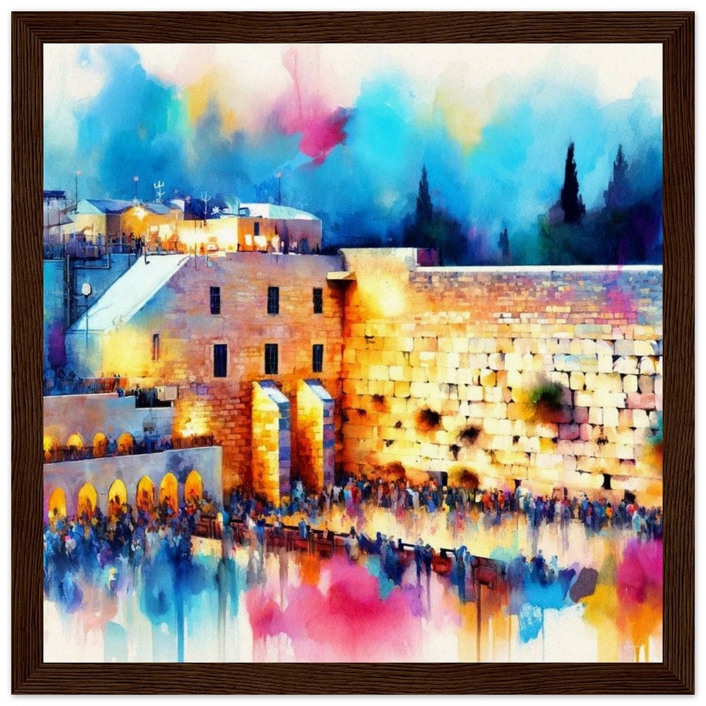 Jewish Wall art, Kotel wall, Western wall art, Israel art, Judaica gift