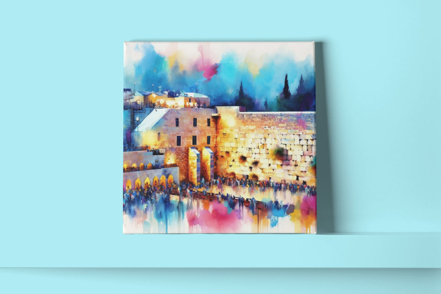 Jewish Wall art, Kotel wall, Western wall art, Israel art, Judaica gift