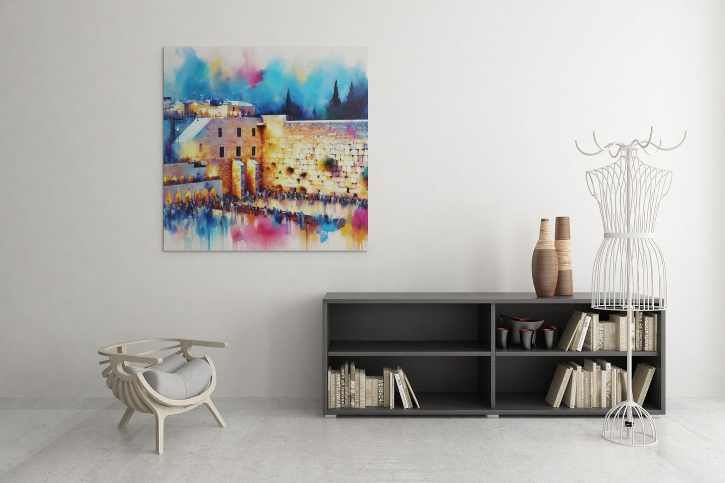 Jewish Wall art, Kotel wall, Western wall art, Israel art, Judaica gift