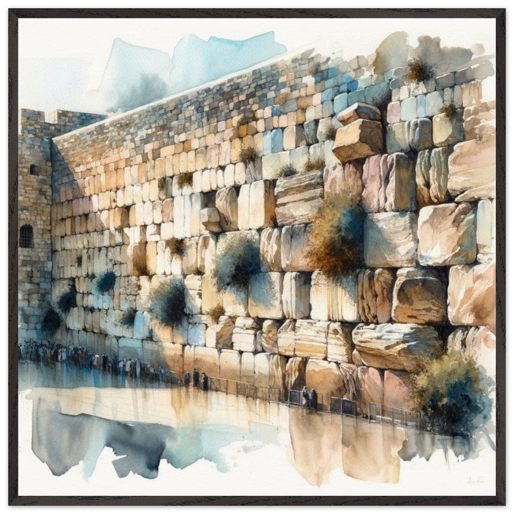 Jewish Wall art, Kotel wall, Western wall art, Israel art, Judaica gift