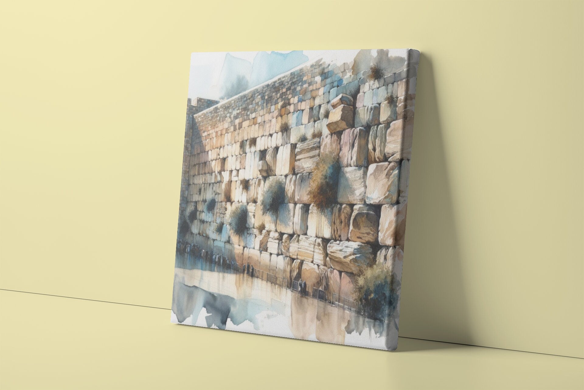 Jewish Wall art, Kotel wall, Western wall art, Israel art, Judaica gift