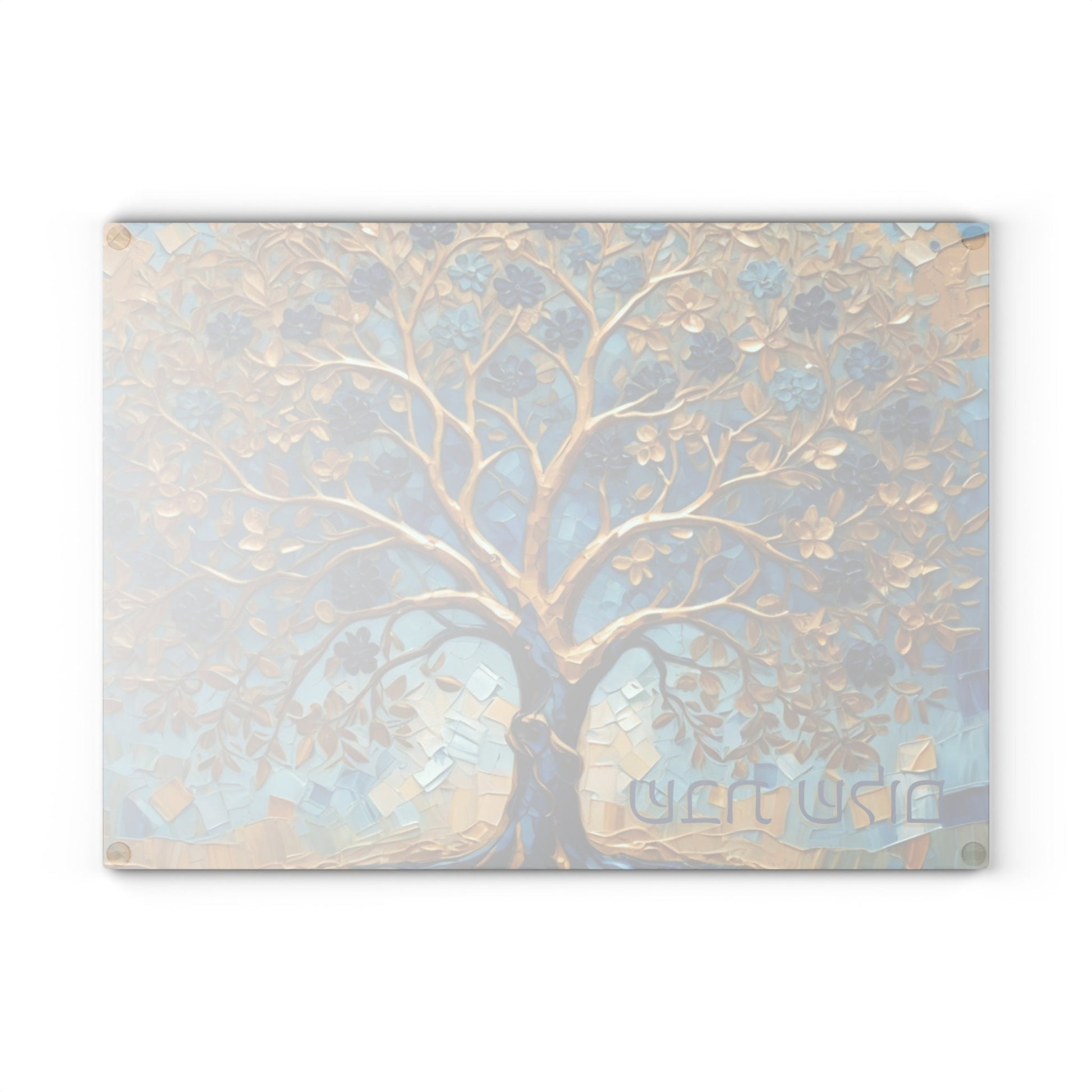 Challah Board – Shabbos Shabbat Tray with Shalom Hebrew, Tempered Glass Jewish Wedding Gift, Judaica for Shabbat Table
