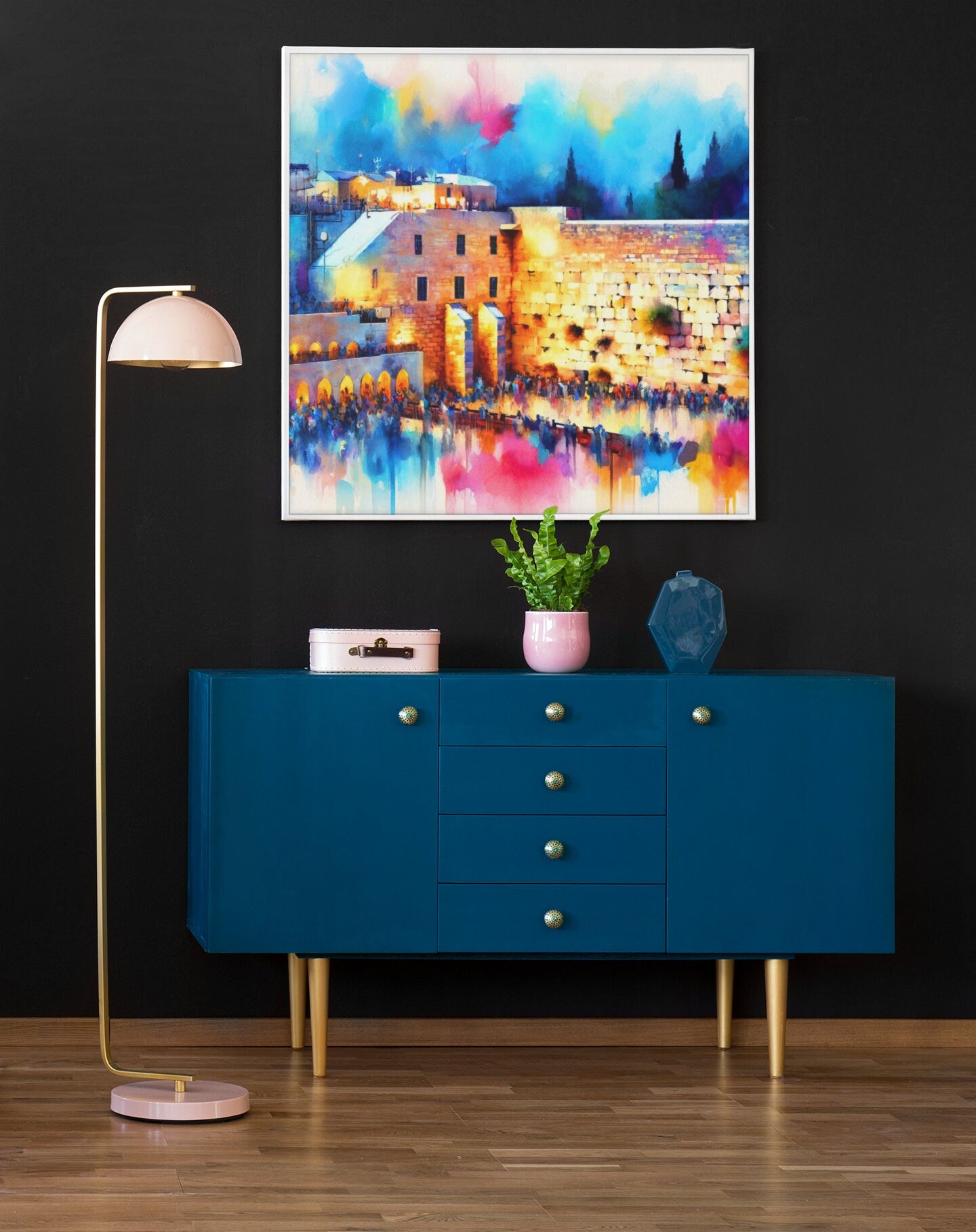 Jewish Wall art, Kotel wall, Western wall art, Israel art, Judaica gift