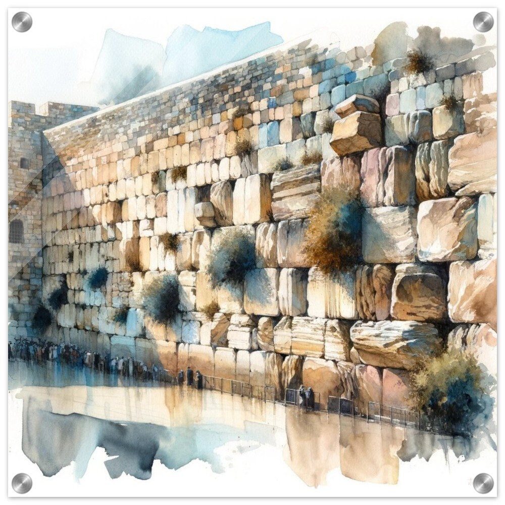 Jewish Wall art, Kotel wall, Western wall art, Israel art, Judaica gift