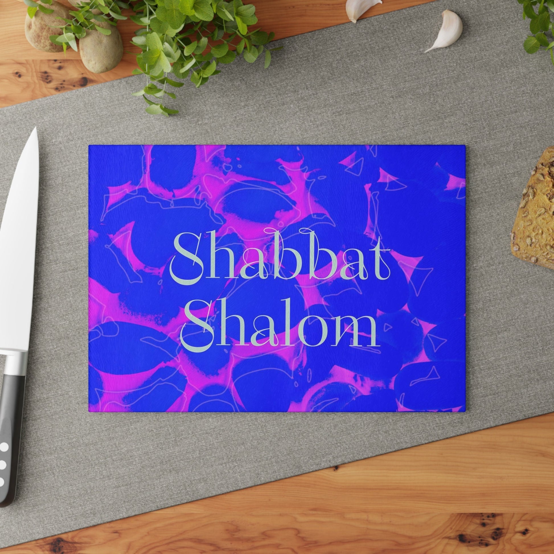 Shabbos Challah Board | CHALLAH BOARD Design | Shabbat Shalom | Judaica for Shabbat | Challah Tray Judaica|