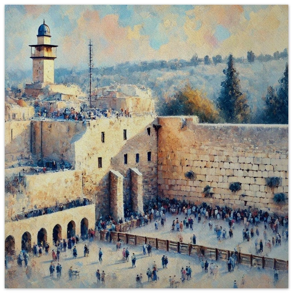 Kotel by Day 4, Jewish Wall art, Kotel wall, Western wall art, Israel art, Judaica gift